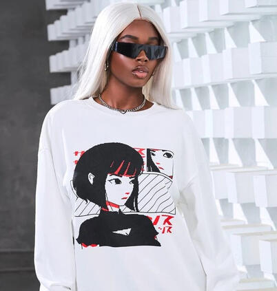 SHEIN X Graphic Sweatshirt