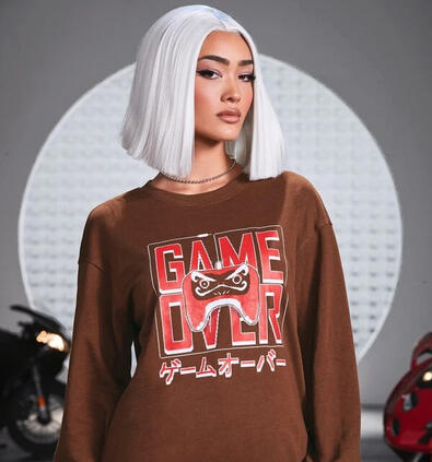 SHEIN X Graphic Sweat Shirt